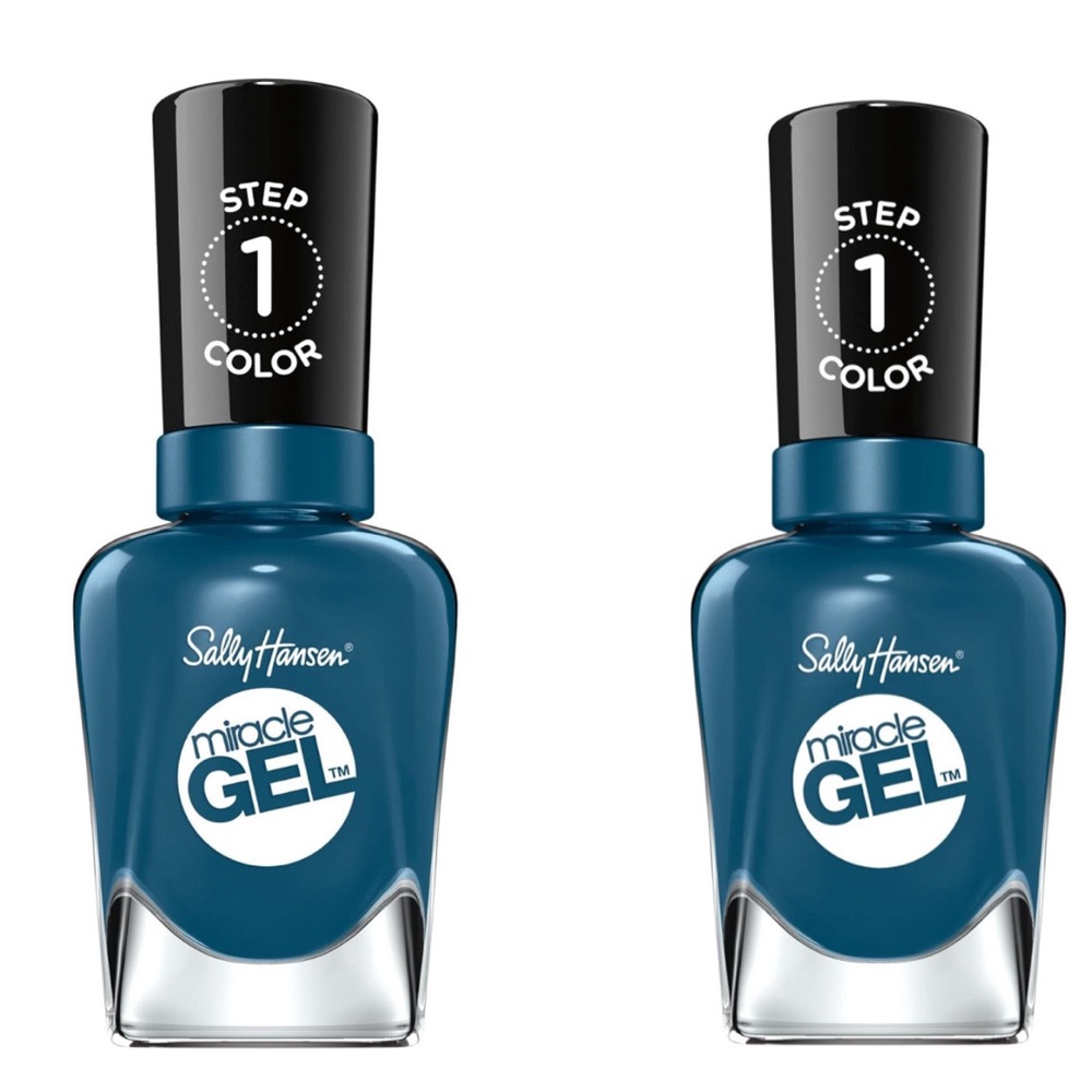 2 Pack Sally Hansen Miracle Gel Nail Polish Swim Upstream #656